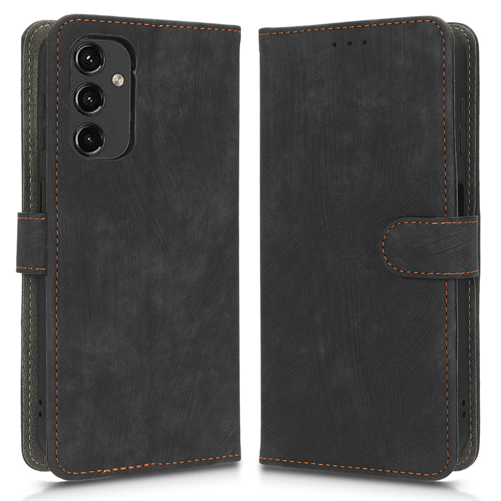 For Samsung Galaxy A14 5G / 4G Anti-fall Magnetic RFID Blocking Phone Case PU Leather Phone Cover with Wallet Stand For Samsung Galaxy A14 5G / 4G Anti-fall Magnetic RFID Blocking Phone Case PU Leather Phone Cover with Wallet Stand